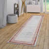 NAAR MARFI Collection 2X8 Brown/Ivory/Bordered Non-Shedding Living Room Bedroom Dining Home Office Stylish and Stain Resistant Area Rug