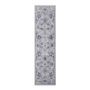 NAAR MARFI Collection 2X8 Blue/Silver/Oriental Non-Shedding Living Room Bedroom Dining Home Office Stylish and Stain Resistant Area Rug