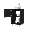 Single Bathroom Vanity Pigmag, Bathroom, Black