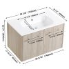 30 Inch Wall Mounted Bathroom Vanity(KD-Packing)