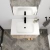30 Inch Wall Mounted Bathroom Vanity(KD-Packing)