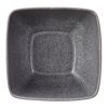 Tableware Set Dark Gray Square Stoneware 16-Piece Dinnerware Set Cutlery Set