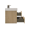 U041-Alice30-106 Alice 30" Natural Oak Bathroom Vanity with Sink, Large Storage Wall Mounted Floating Bathroom Vanity for Modern Bathroom