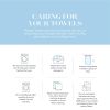 Luxury Hand Towels | Cotton Hotel spa Bathroom Towel | 16x30 | 6 Pack | Light Blue