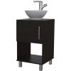 Single Bathroom Vanity Pigmag, Bathroom, Black