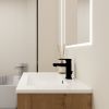 24 Inch Bathroom Vanity With Sink, Freestanding Bathroom Vanity or Floating is Optional Conversion