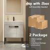 30 Inch Bathroom Vanity with Sink, Freestanding Bathroom Vanity or Floating is Optional Conversion-00330CG-1-BL9075B(KD-Packing)