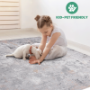 NAAR MARFI Collection 2X8 Grey/Multi/Abstract Non-Shedding Living Room Bedroom Dining Home Office Stylish and Stain Resistant Area Rug