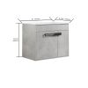 30 Inch Bathroom Vanity with Sink, Freestanding Bathroom Vanity or Floating is Optional Conversion-00330CG-1-BL9075B(KD-Packing)