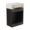 16 "Bathroom Vanity Sink Combo for Small Space, Modern Small Bathroom Vanity with Sink, Small Bathroom Sink Cabinet Set ,Black