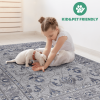 NAAR MARFI Collection 6X9 Grey/Blue/Oriental Non-Shedding Living Room Bedroom Dining Home Office Stylish and Stain Resistant Area Rug