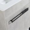 24 Inch Bathroom Vanity, Freestanding Bathroom Vanity or Floating is Optional Conversion.24*18-00324CG-1(KD-Packing)-Excluding Sink