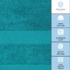 Luxury Bath Towels Set of 4 Large 700 GSM Cotton Ultra Soft Bath Towels 27x54 n Highly Absorbent and Quick Dr Aqua Green