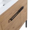 30 Inch Freestanding Bathroom Vanity or Floating is Optional Conversion.30*18-00330IMO-1(KD-Packing) Only Including Vanity