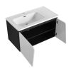 36'' Floating Wall-Mounted Bathroom Vanity With Ceramic Basin & Soft-Close Cabinet Door