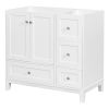 [Cabinet Only] 36" Bathroom vanity, white(Sink not included)