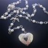 Love Photo Frame Rosary Necklace