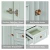 30" Wall Mounted Bathroom Vanity with Sink Combo, Functional Drawer, Solid Wood & MDF Board & Ceramic