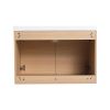 LEVISTAR oak 30 Inch Bathroom Vanity with resin Countertop Sink, 2 Doors Bathroom Cabinet Set