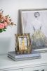 Set of 2, 7.5x9.5" Gold Photo Frame, 4x6" Opening