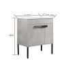 30 Inch Bathroom Vanity with Sink, Freestanding Bathroom Vanity or Floating is Optional Conversion-00330CG-1-BL9075B(KD-Packing)