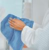 Luxury Hand Towels | Cotton Hotel spa Bathroom Towel | 16x30 | 6 Pack | Light Blue