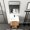 24 Inch Freestanding Bathroom Vanity With Resin Basin