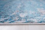 Jersey Area Rugs, Carpets For Livingroom, 7x10 Area Rugs ,3984 Grey-Blue