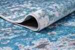 Jersey Area Rugs, Carpets For Livingroom, 7x10 Area Rugs ,3984 Grey-Blue