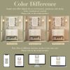 36'' Bathroom Vanity with Medicine Cabinet, Modern Mirror Cabinet with Adjustable Shelf, Bathroom Storage Cabinet with 4 Drawers