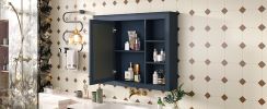 35'' x 27.5'' Medicine Cabinet, Wall Mounted Bathroom Storage Cabinet, Modern Bathroom Wall Cabinet with Mirror